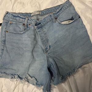 Abercrombie & Fitch Light Wash Jean Shorts